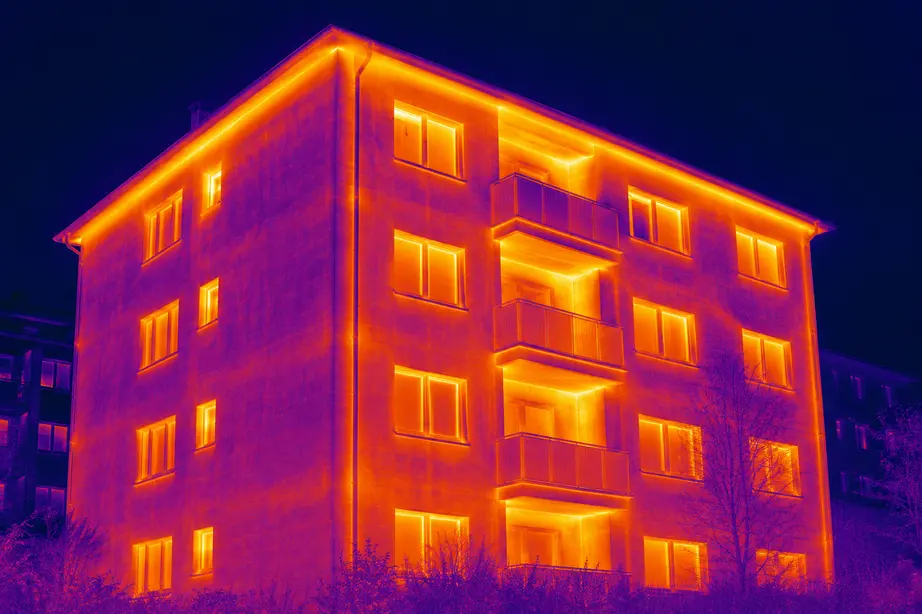 Gebäudethermografie Wärmebild
